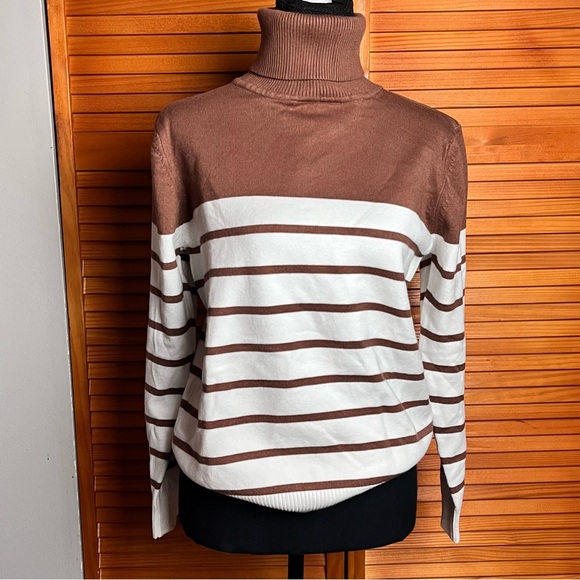 Kirundo Striped Turtle Neck Sweater - Picture 1 of 4